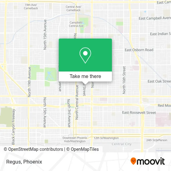 Regus map