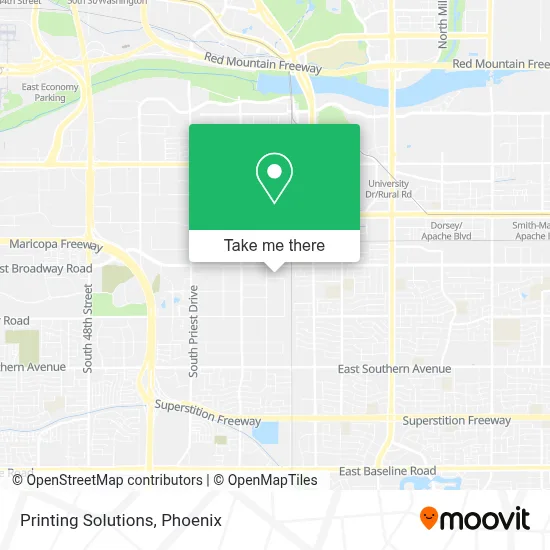 Printing Solutions map