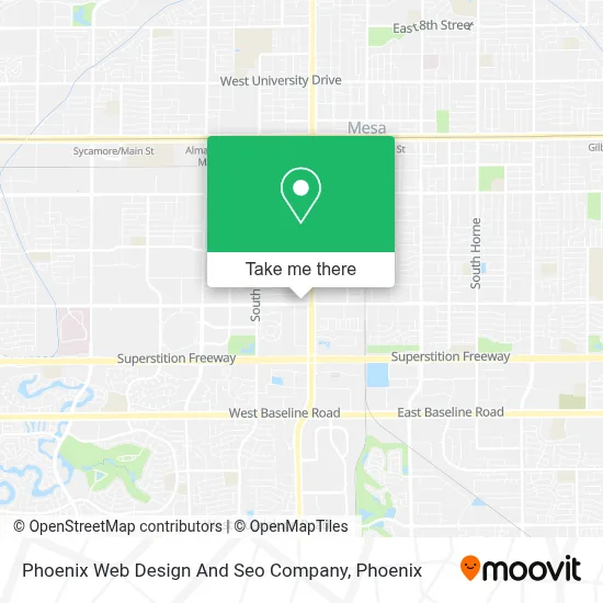 Phoenix Web Design And Seo Company map