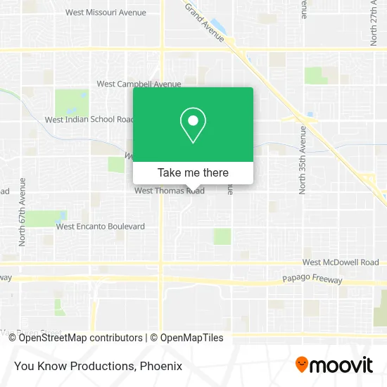 You Know Productions map