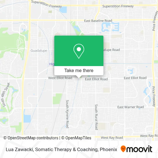Lua Zawacki, Somatic Therapy & Coaching map
