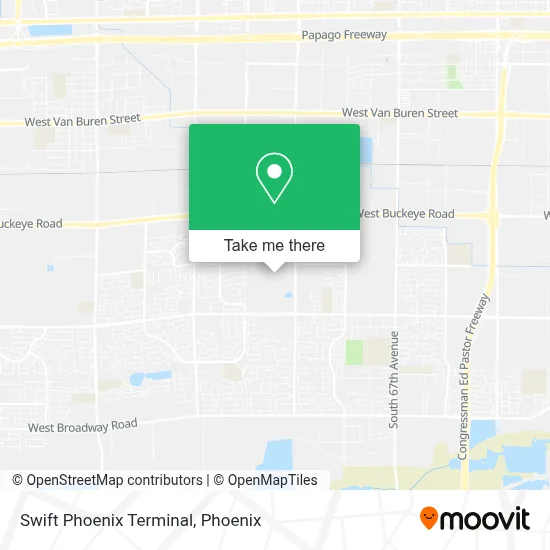 Swift Phoenix Terminal map