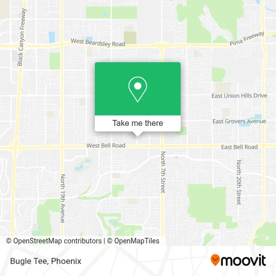 Bugle Tee map