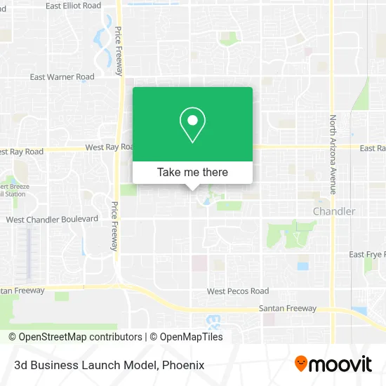 3d Business Launch Model map
