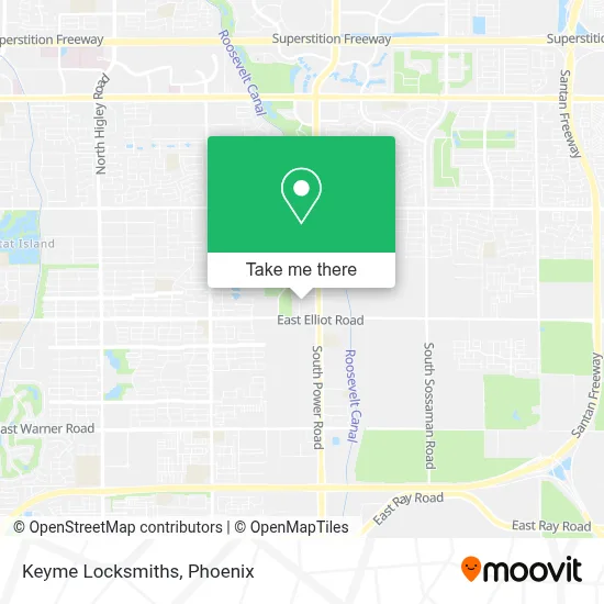 Keyme Locksmiths map