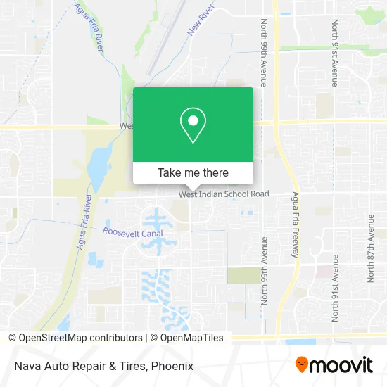 Nava Auto Repair & Tires map