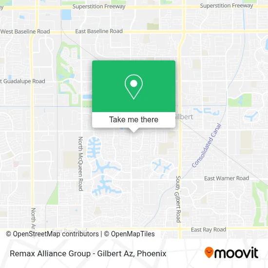 Remax Alliance Group - Gilbert Az map