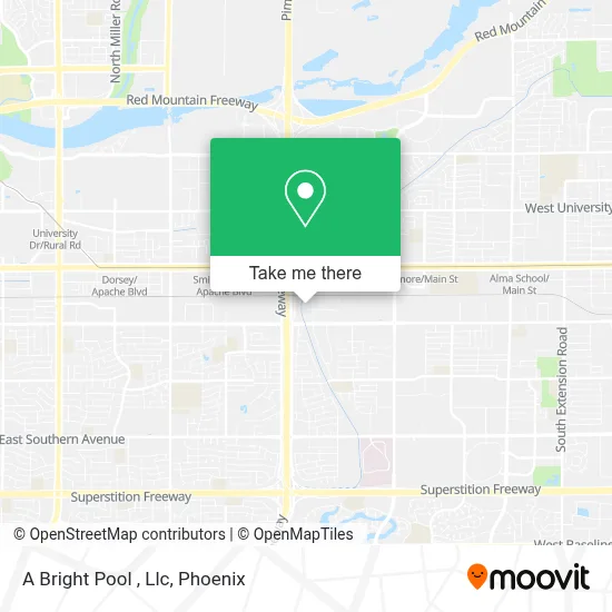 A Bright Pool , Llc map