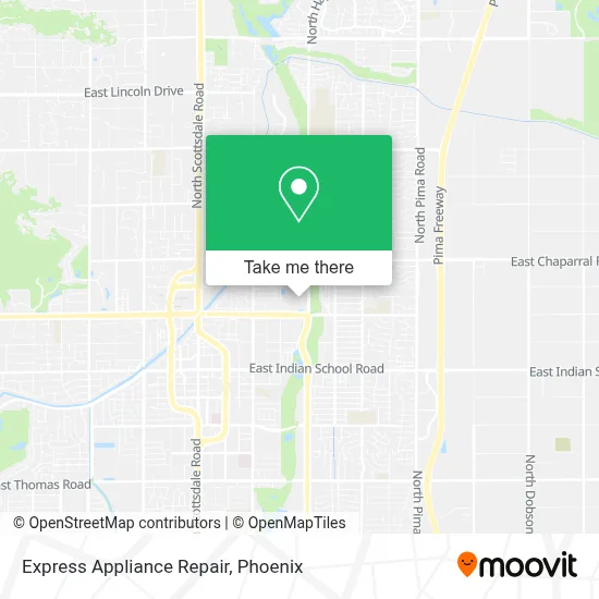 Express Appliance Repair map