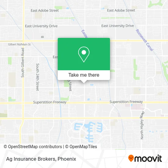 Ag Insurance Brokers map
