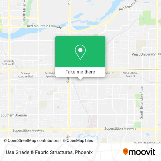 Usa Shade & Fabric Structures map