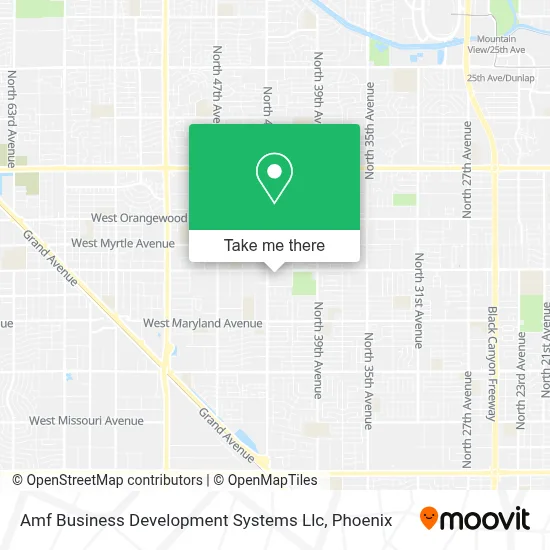 Amf Business Development Systems Llc map