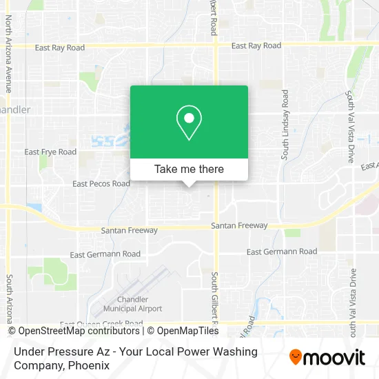 Under Pressure Az - Your Local Power Washing Company map