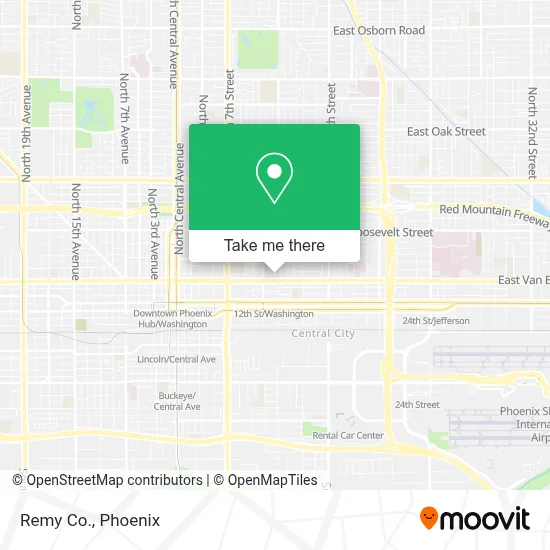 Remy Co. map
