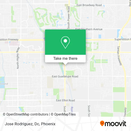 Jose Rodriguez, Dc map