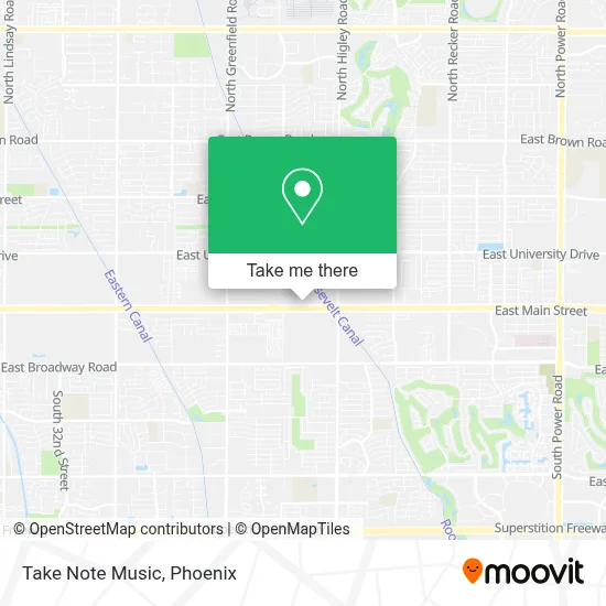 Take Note Music map