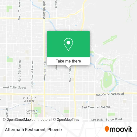 Aftermath Restaurant map