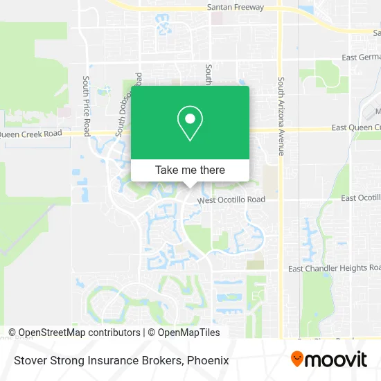Stover Strong Insurance Brokers map
