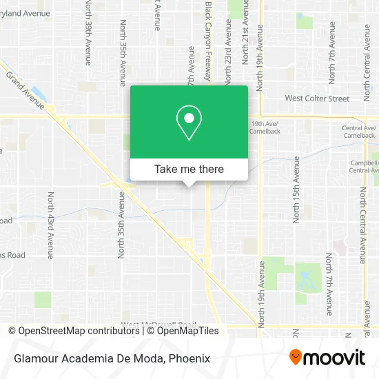 Glamour Academia De Moda map