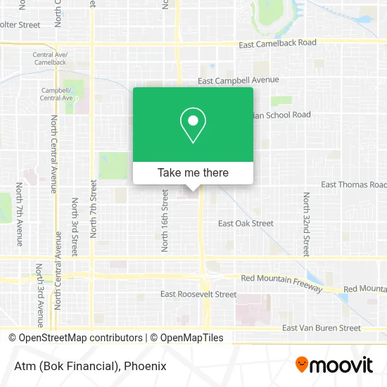 Atm (Bok Financial) map