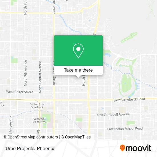 Ume Projects map
