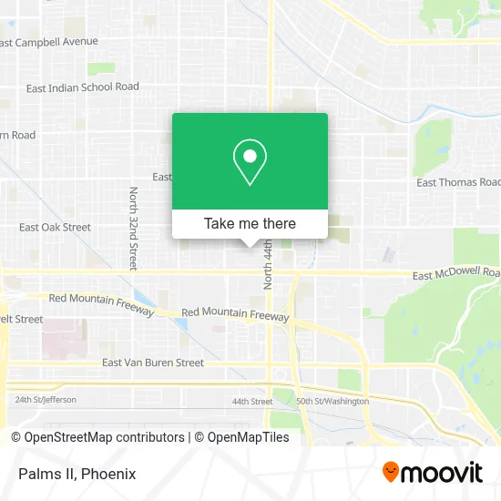 Palms II map