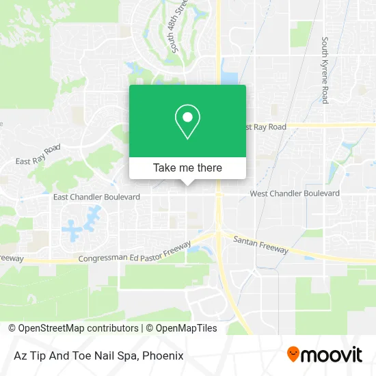 Az Tip And Toe Nail Spa map