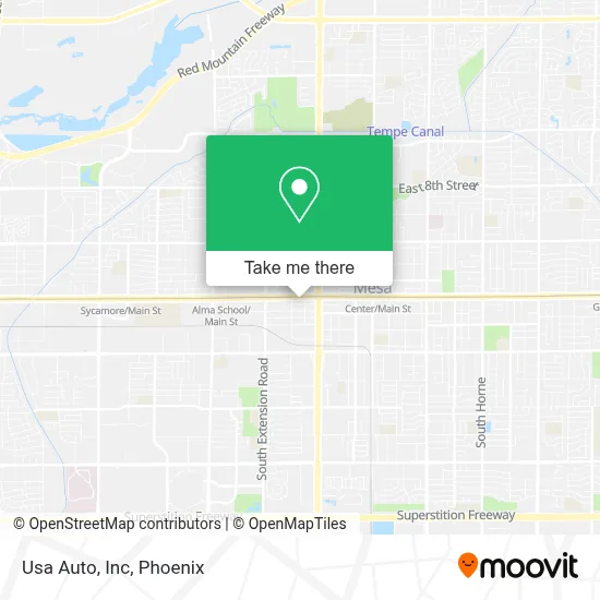 Usa Auto, Inc map