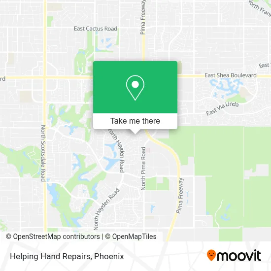 Helping Hand Repairs map