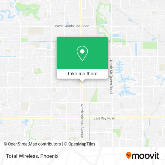 Total Wireless map
