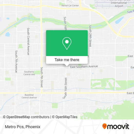 Metro Pcs map