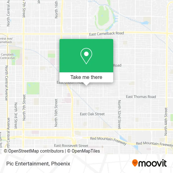 Pic Entertainment map