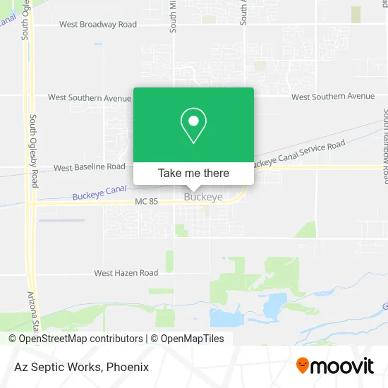 Az Septic Works map