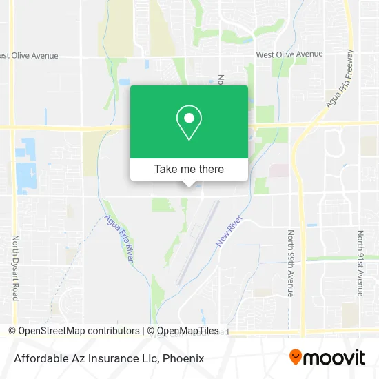 Affordable Az Insurance Llc map