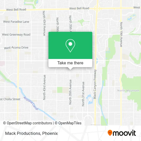 Mack Productions map