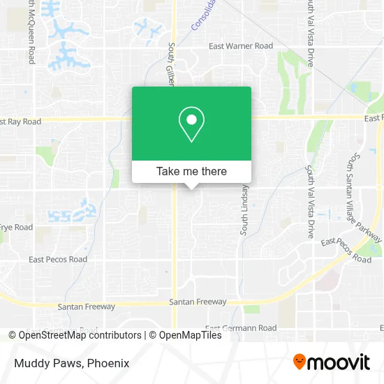 Muddy Paws map
