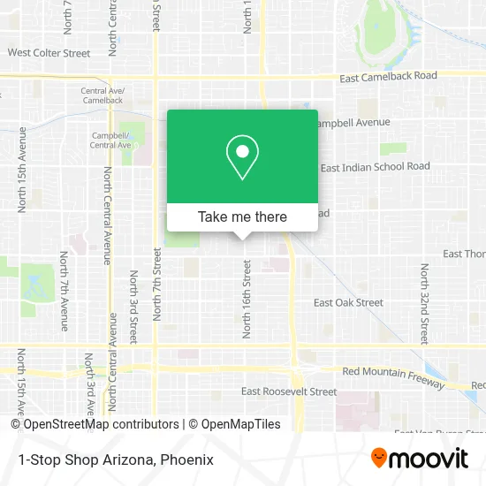 1-Stop Shop Arizona map