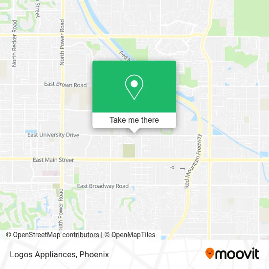 Logos Appliances map