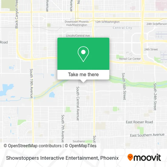 Showstoppers Interactive Entertainment map