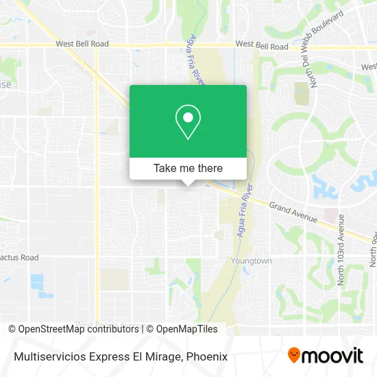 Multiservicios Express El Mirage map