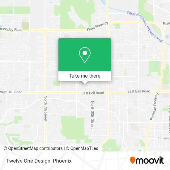 Twelve One Design map
