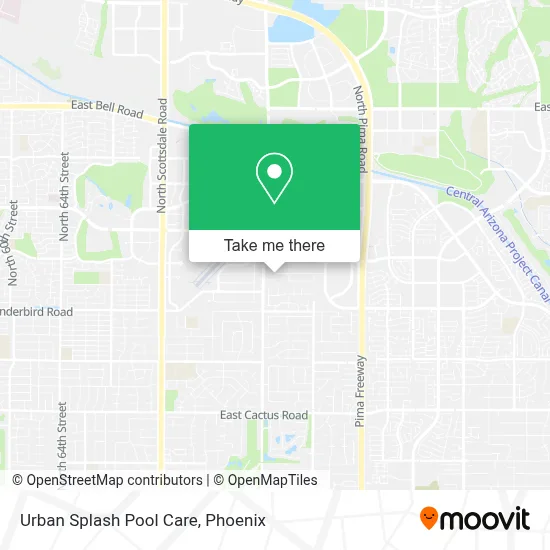 Urban Splash Pool Care map