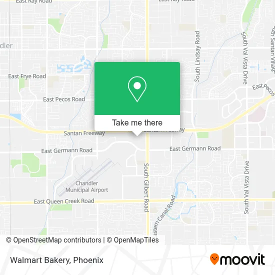 Walmart Bakery map