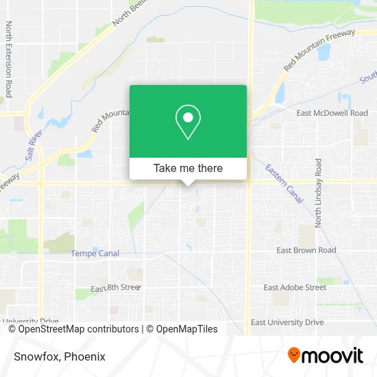 Snowfox map