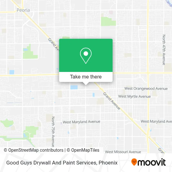Good Guys Drywall And Paint Services map