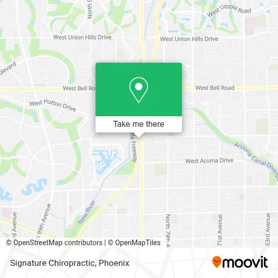 Signature Chiropractic map
