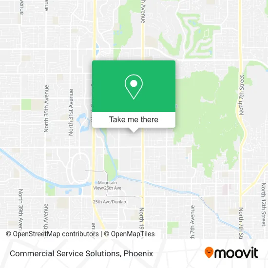 Commercial Service Solutions map