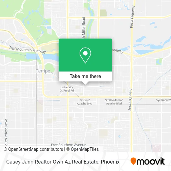 Casey Jann Realtor Own Az Real Estate map