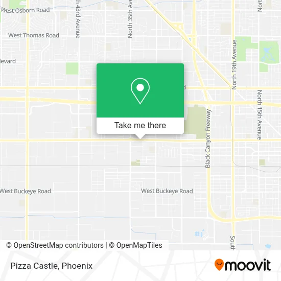Pizza Castle map