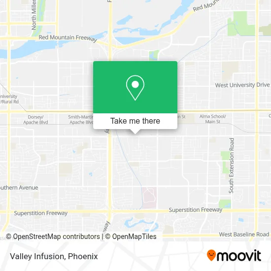 Valley Infusion map